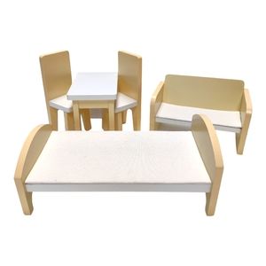 Vintage Handmade Doll Furniture Playset